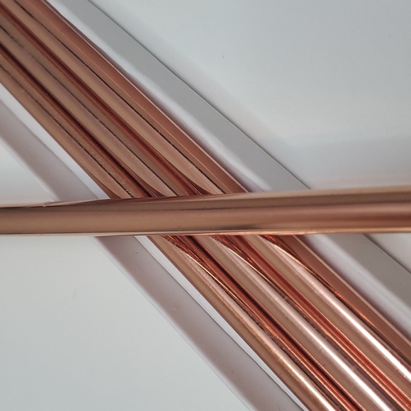 3X THE PINEAPPLE CO RE-USEABLE COPPER STRAW SET - Picture 5 of 5